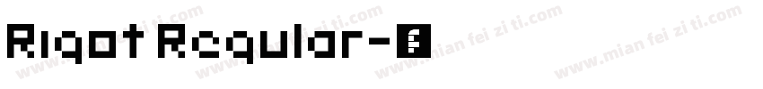 Rigot Regular字体转换